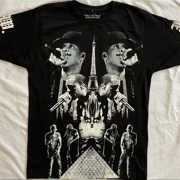 Watch the Throne | Shirts | Rare Kanye West Jay Z European Tour 
